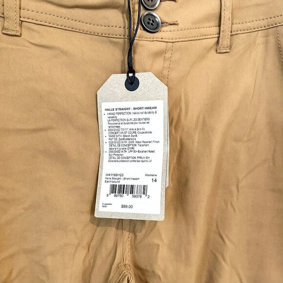 NWT Prana Halle Straight Pant - Short Inseam in Earthbound - Size 14 - Picture 4 of 13
